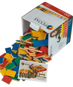 Boîte de 200 Pestas – Circuit de dominos en bois