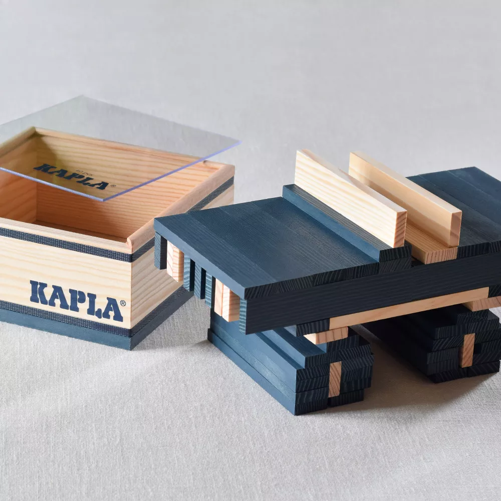 40 KAPLA Colorés Bleu Foncé – Image 3